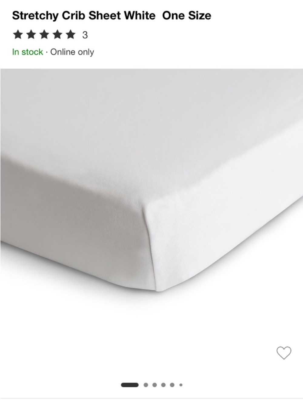 White American baby company crib sheet 100% cotton